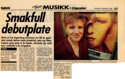 Caroline Asplin: Smakfull debutplate